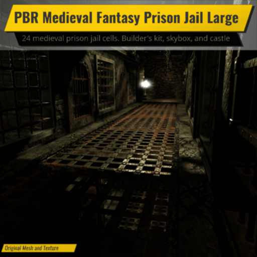 PBR Medieval Fantasy Prison Jail Large